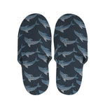 Dolphin Dot Pattern Print Slippers