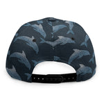 Dolphin Dot Pattern Print Snapback Cap
