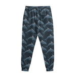 Dolphin Dot Pattern Print Sweatpants