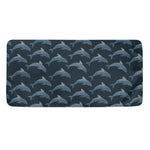 Dolphin Dot Pattern Print Towel