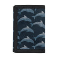 Dolphin Dot Pattern Print Trifold Wallet