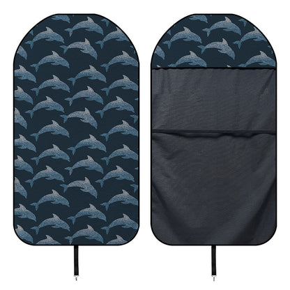 Dolphin Dot Pattern Print Waterproof Car Seat Cover