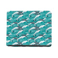 Dolphin Riding Waves Pattern Print Bifold Wallet