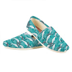 Dolphin Riding Waves Pattern Print Casual Shoes