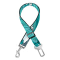 Dolphin Riding Waves Pattern Print Dog Seat Belt