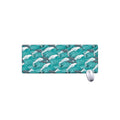 Dolphin Riding Waves Pattern Print Extended Mouse Pad