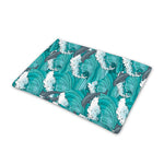 Dolphin Riding Waves Pattern Print Pet Cooling Mat Cover