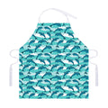 Dolphins In The Ocean Pattern Print Adjustable Apron