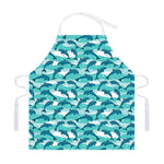 Dolphins In The Ocean Pattern Print Adjustable Apron