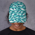 Dolphins In The Ocean Pattern Print Baseball Cap