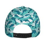 Dolphins In The Ocean Pattern Print Baseball Cap