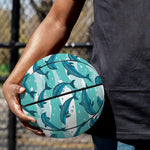 Dolphins In The Ocean Pattern Print Basketball