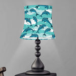 Dolphins In The Ocean Pattern Print Bell Lamp Shade