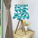 Dolphins In The Ocean Pattern Print Bell Lamp Shade