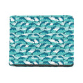 Dolphins In The Ocean Pattern Print Bifold Wallet