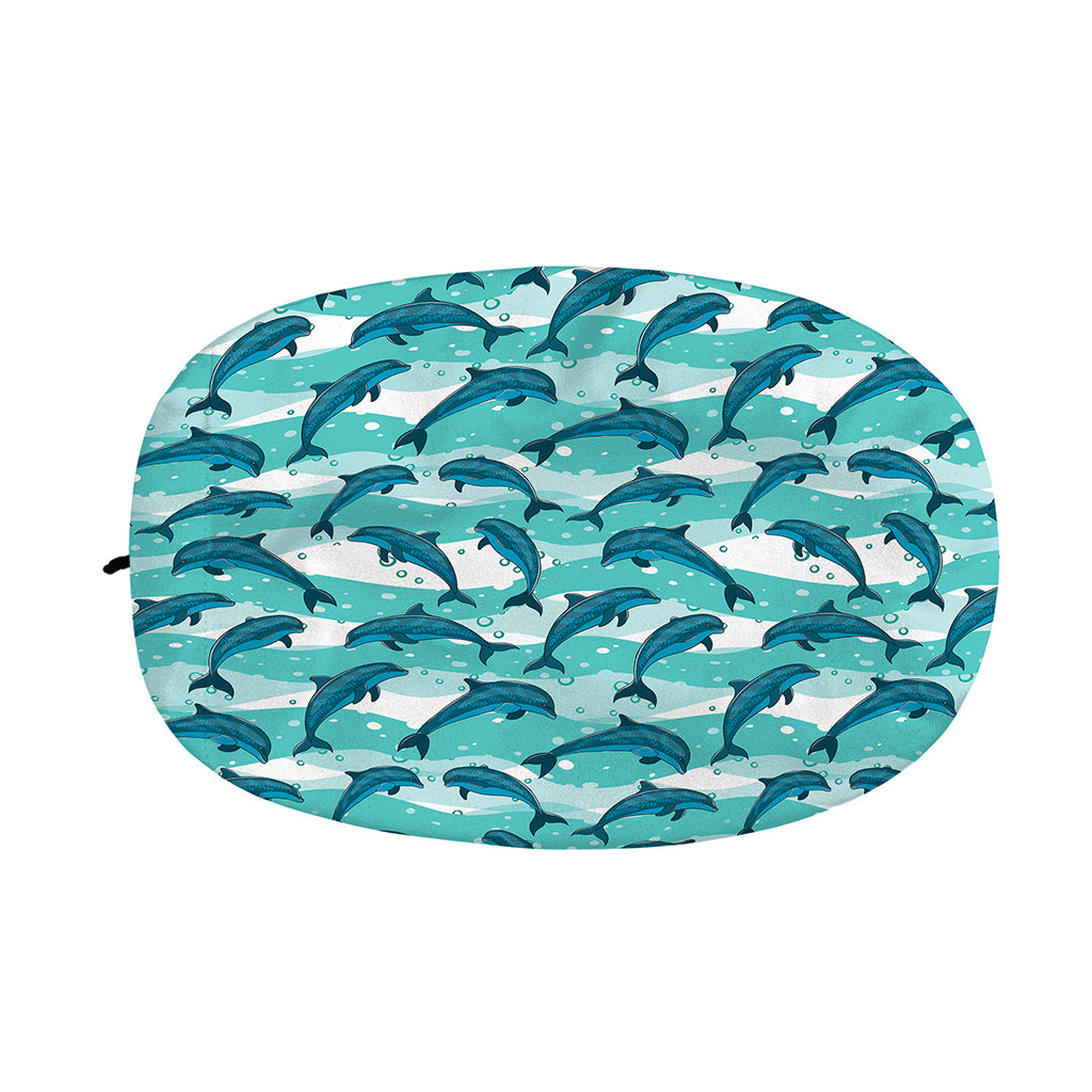 Dolphins In The Ocean Pattern Print Car Side Mirror Covers