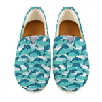 Dolphins In The Ocean Pattern Print Casual Shoes