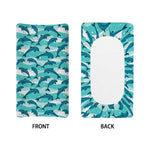 Dolphins In The Ocean Pattern Print Changing Pad Cover