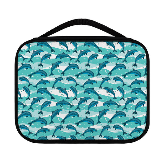 Dolphins In The Ocean Pattern Print Classic Bible Case
