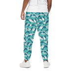 Dolphins In The Ocean Pattern Print Cotton Pants