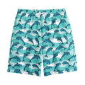 Dolphins In The Ocean Pattern Print Cotton Shorts