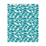 Dolphins In The Ocean Pattern Print Curtain