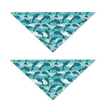 Dolphins In The Ocean Pattern Print Dog Bandana