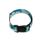 Dolphins In The Ocean Pattern Print Dog Collar