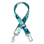 Dolphins In The Ocean Pattern Print Dog Seat Belt
