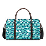 Dolphins In The Ocean Pattern Print Duffle Bag