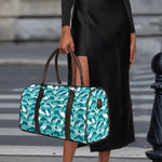 Dolphins In The Ocean Pattern Print Duffle Bag