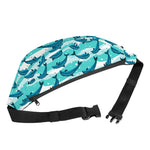 Dolphins In The Ocean Pattern Print Fanny Pack