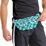 Dolphins In The Ocean Pattern Print Fanny Pack