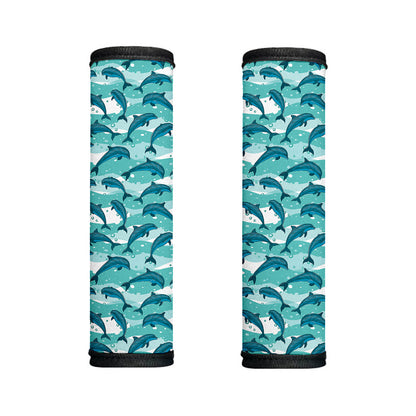 Dolphins In The Ocean Pattern Print Handle Covers