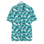 Dolphins In The Ocean Pattern Print Hawaiian Shirt