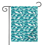 Dolphins In The Ocean Pattern Print House Flag