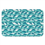Dolphins In The Ocean Pattern Print Indoor Door Mat