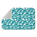 Dolphins In The Ocean Pattern Print Indoor Door Mat