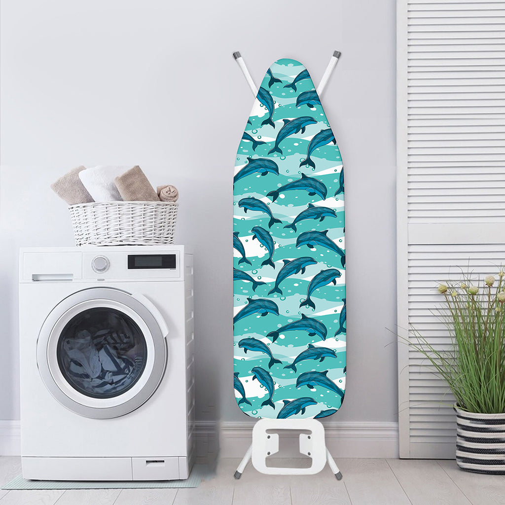 Dolphins In The Ocean Pattern Print Ironing Board Cover