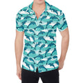 Dolphins In The Ocean Pattern Print Men's Shirt