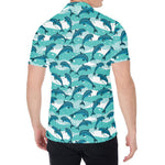 Dolphins In The Ocean Pattern Print Men's Shirt