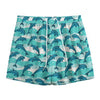 Dolphins In The Ocean Pattern Print Mesh Shorts