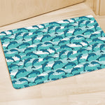 Dolphins In The Ocean Pattern Print Polyester Doormat