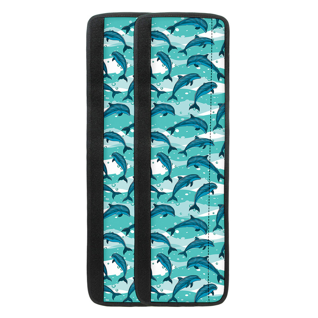 Dolphins In The Ocean Pattern Print Refrigerator Handle Covers