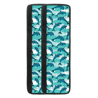 Dolphins In The Ocean Pattern Print Refrigerator Handle Covers