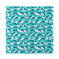 Dolphins In The Ocean Pattern Print Silk Bandana