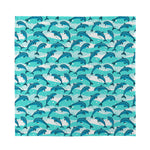 Dolphins In The Ocean Pattern Print Silk Bandana