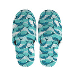 Dolphins In The Ocean Pattern Print Slippers