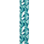 Dolphins In The Ocean Pattern Print Table Runner