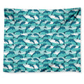 Dolphins In The Ocean Pattern Print Tapestry